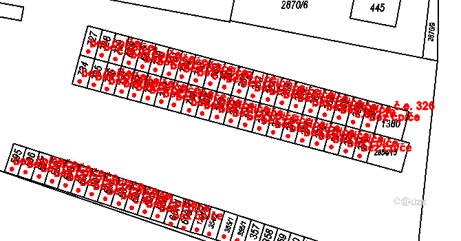 Borovany 140, Katastrální mapa