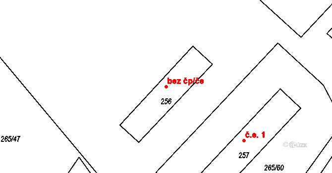 Nesvačilka 39848922 na parcele st. 256 v KÚ Nesvačilka, Katastrální mapa