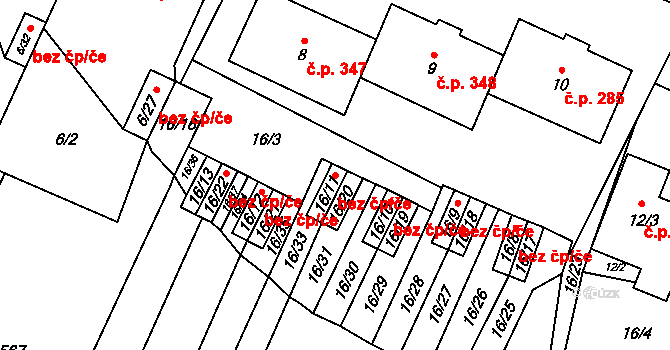 Šanov 42474922 na parcele st. 16/11 v KÚ Šanov nad Jevišovkou, Katastrální mapa