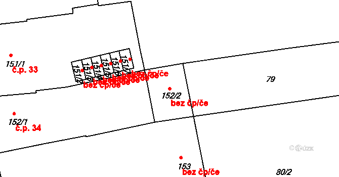 Nýrsko 45211922 na parcele st. 152/2 v KÚ Nýrsko, Katastrální mapa
