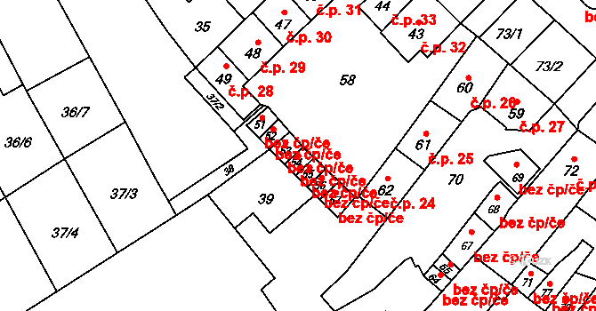 Olomouc 47343923 na parcele st. 54 v KÚ Hejčín, Katastrální mapa