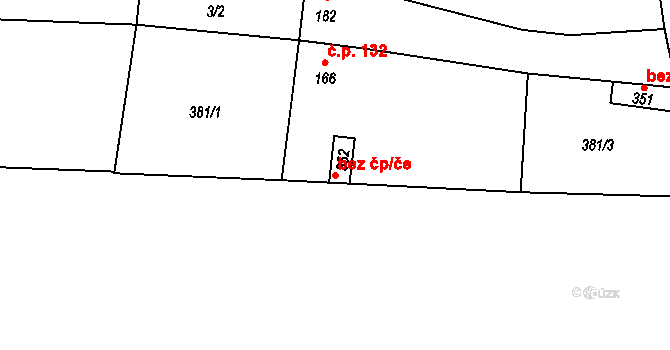 Holešov 41044924 na parcele st. 352 v KÚ Žopy, Katastrální mapa