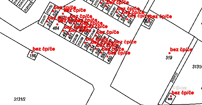 Višňové 43480926 na parcele st. 580 v KÚ Višňové, Katastrální mapa
