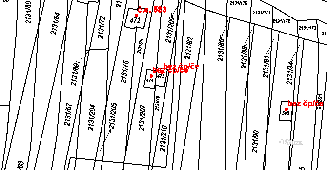 Vřesovice 44562926 na parcele st. 475 v KÚ Vřesovice, Katastrální mapa