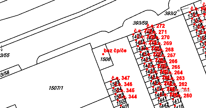 Štětí 47617926 na parcele st. 1506 v KÚ Štětí I, Katastrální mapa
