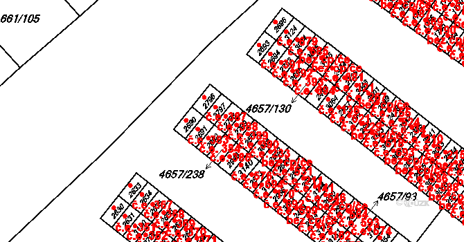 Veselí nad Moravou 389 na parcele st. 2798 v KÚ Veselí-Předměstí, Katastrální mapa