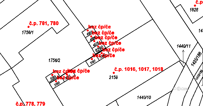 Beroun 46972927 na parcele st. 3390 v KÚ Beroun, Katastrální mapa