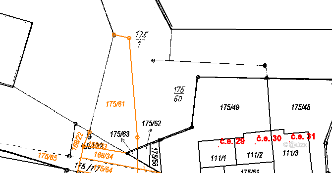 Objekt 101156928, Katastrální mapa