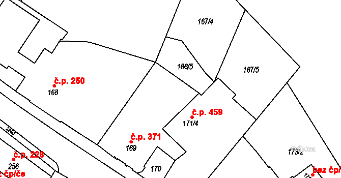 Objekt 149851928, Katastrální mapa