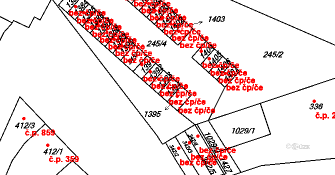 Hostinné 43352928 na parcele st. 1394 v KÚ Hostinné, Katastrální mapa