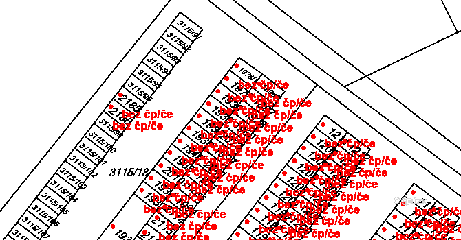 Týnec nad Sázavou 40481930 na parcele st. 1960 v KÚ Týnec nad Sázavou, Katastrální mapa