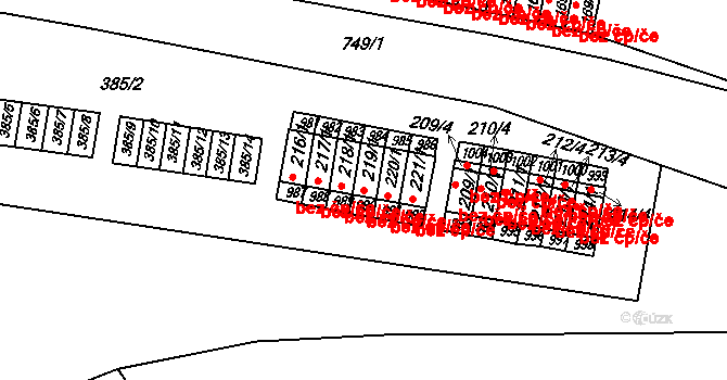 Rychnov nad Kněžnou 44259930 na parcele st. 219/1 v KÚ Lipovka u Rychnova nad Kněžnou, Katastrální mapa