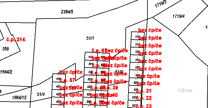 Lubenec 47129930 na parcele st. 433 v KÚ Lubenec, Katastrální mapa