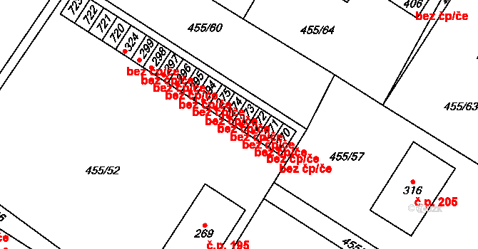 Chroustovice 4, Katastrální mapa