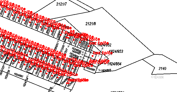 Mizerov 725, Karviná na parcele st. 2120/5 v KÚ Karviná-město, Katastrální mapa
