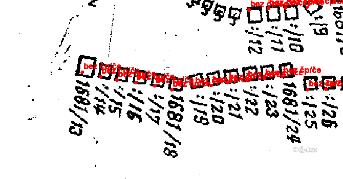 Lančov 40961931 na parcele st. 1681/18 v KÚ Lančov, Katastrální mapa