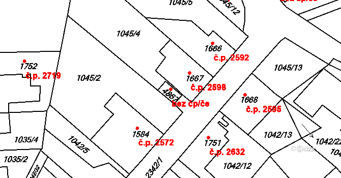 Havlíčkův Brod 44511931 na parcele st. 4867 v KÚ Havlíčkův Brod, Katastrální mapa