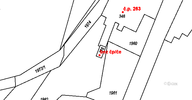 Hanušovice 44884931 na parcele st. 776 v KÚ Hanušovice, Katastrální mapa