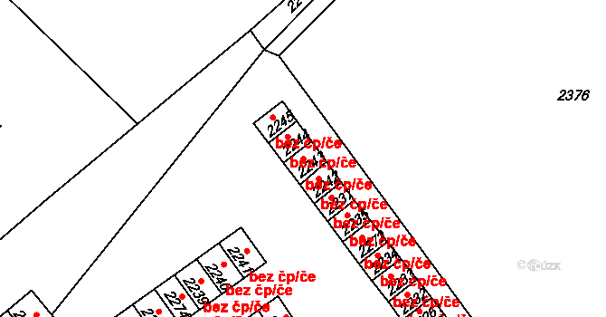 Břidličná 46322931 na parcele st. 2243 v KÚ Břidličná, Katastrální mapa