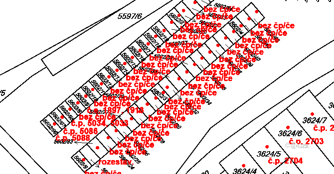 Znojmo 47514931 na parcele st. 5602/32 v KÚ Znojmo-město, Katastrální mapa