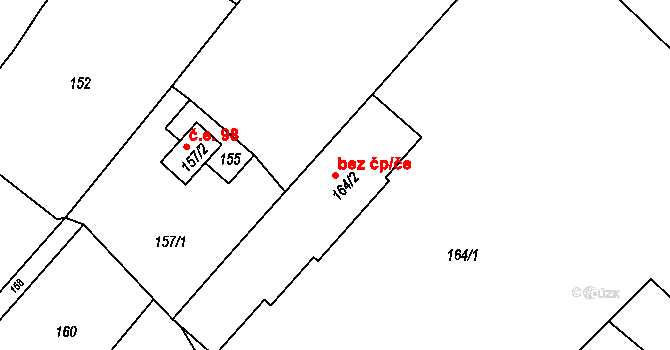 Bohumín 39894932 na parcele st. 164/2 v KÚ Starý Bohumín, Katastrální mapa