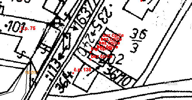 Velká Chyška 45280932 na parcele st. 238 v KÚ Velká Chyška, Katastrální mapa
