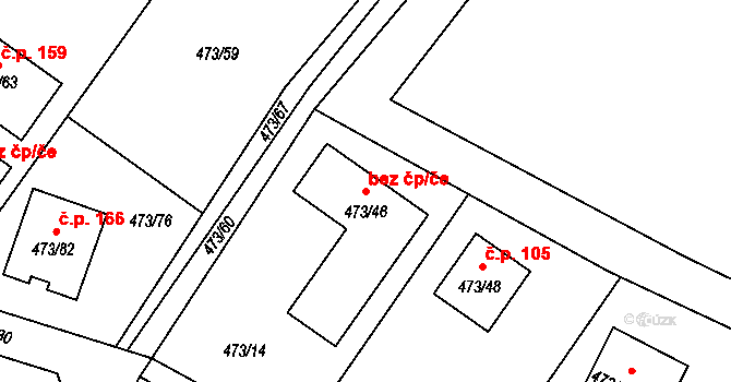 Libníč 41799933 na parcele st. 473/46 v KÚ Libníč, Katastrální mapa