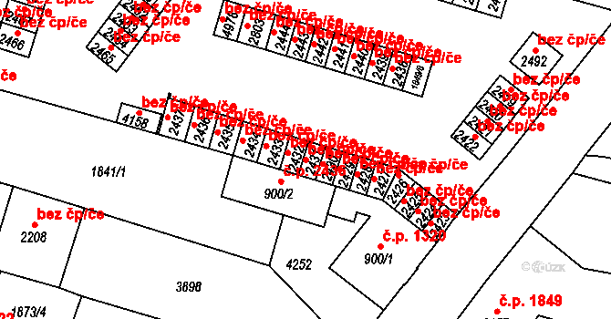 Dvůr Králové nad Labem 41863933 na parcele st. 2431 v KÚ Dvůr Králové nad Labem, Katastrální mapa