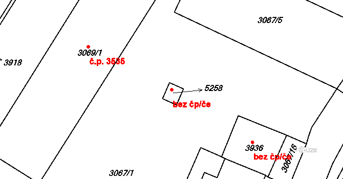 Havlíčkův Brod 44536933 na parcele st. 5258 v KÚ Havlíčkův Brod, Katastrální mapa