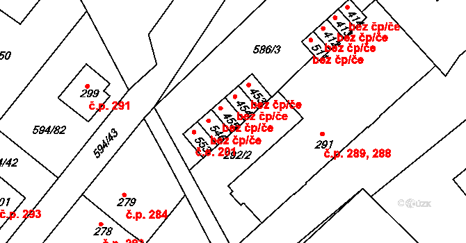 Běloves 102, Náchod na parcele st. 455 v KÚ Běloves, Katastrální mapa