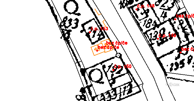 Vraclav 90142934 na parcele st. 403 v KÚ Vraclav, Katastrální mapa