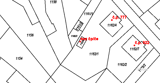 Doksy 45901937 na parcele st. 1162/6 v KÚ Doksy u Máchova jezera, Katastrální mapa
