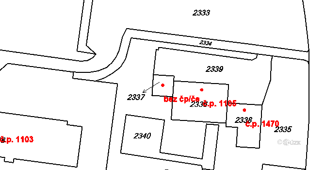 Havířov 42171938 na parcele st. 2337 v KÚ Havířov-město, Katastrální mapa