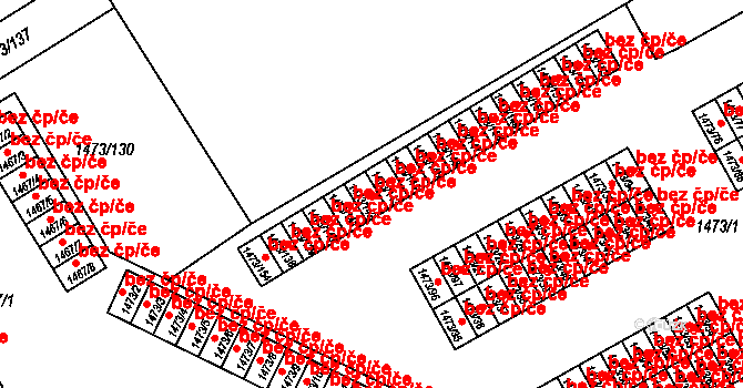 Šluknov 45145938 na parcele st. 1473/142 v KÚ Šluknov, Katastrální mapa