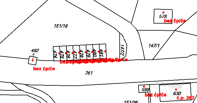 Bedřichov 49844938 na parcele st. 480 v KÚ Bedřichov u Jablonce nad Nisou, Katastrální mapa