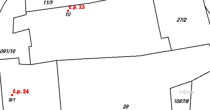 Mířkov 42, Katastrální mapa
