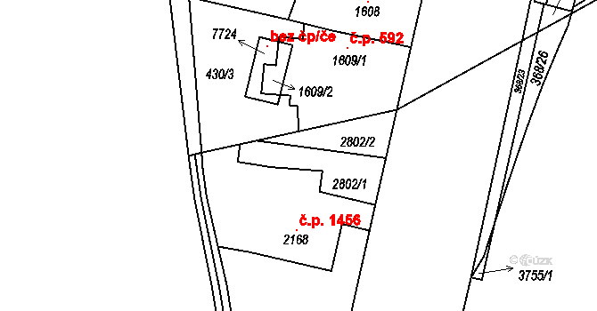 Objekt 121461939, Katastrální mapa