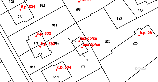 Suchdol nad Odrou 38952939 na parcele st. 916 v KÚ Suchdol nad Odrou, Katastrální mapa