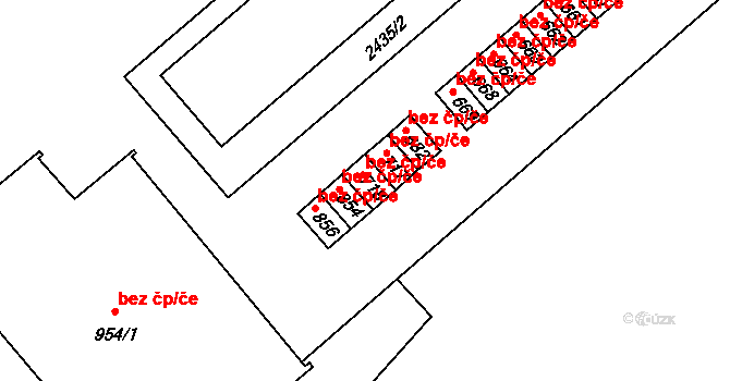 Třinec 40229939 na parcele st. 718 v KÚ Konská, Katastrální mapa