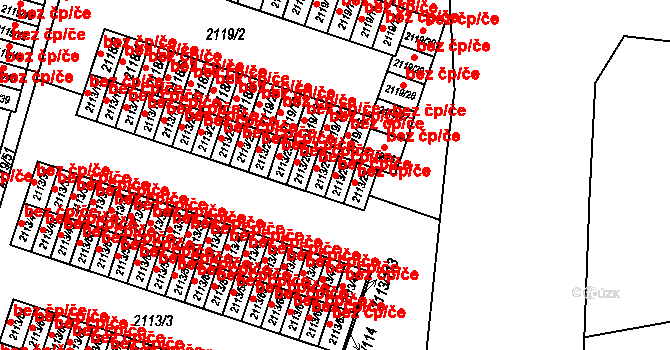 Dobruška 44245939 na parcele st. 2113/28 v KÚ Dobruška, Katastrální mapa