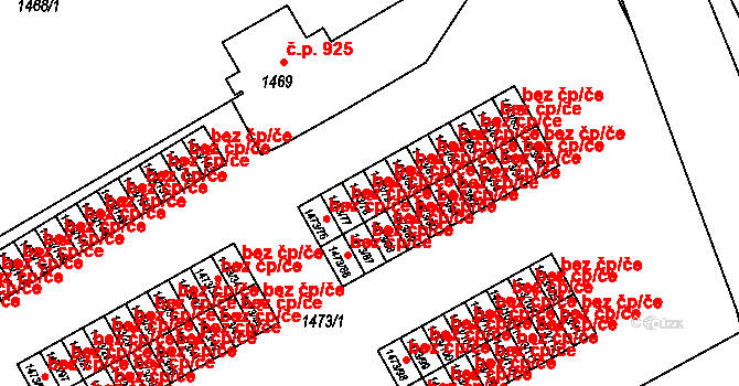 Šluknov 45159939 na parcele st. 1473/78 v KÚ Šluknov, Katastrální mapa