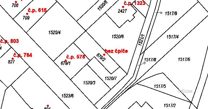 Třebechovice pod Orebem 46606939 na parcele st. 679/2 v KÚ Třebechovice pod Orebem, Katastrální mapa