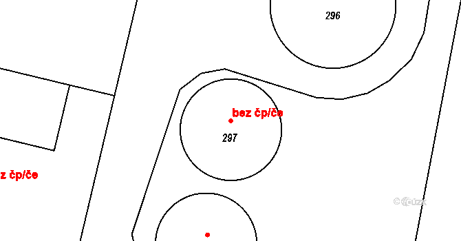 Horní Libchava 48776939 na parcele st. 297 v KÚ Horní Libchava, Katastrální mapa