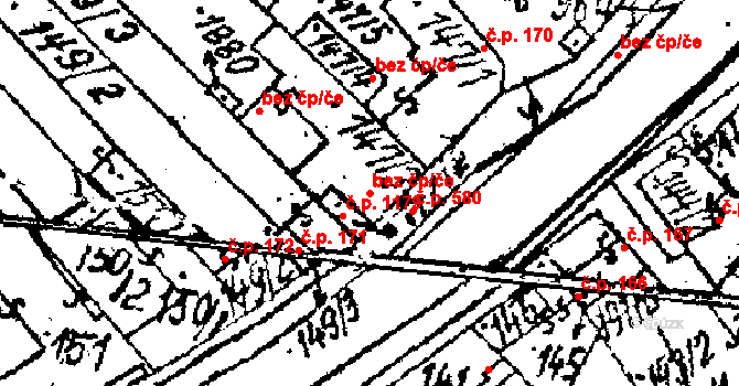 Lanžhot 49007939 na parcele st. 147/2 v KÚ Lanžhot, Katastrální mapa