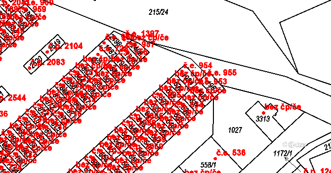 Sezimovo Ústí 40903940 na parcele st. 635 v KÚ Sezimovo Ústí, Katastrální mapa