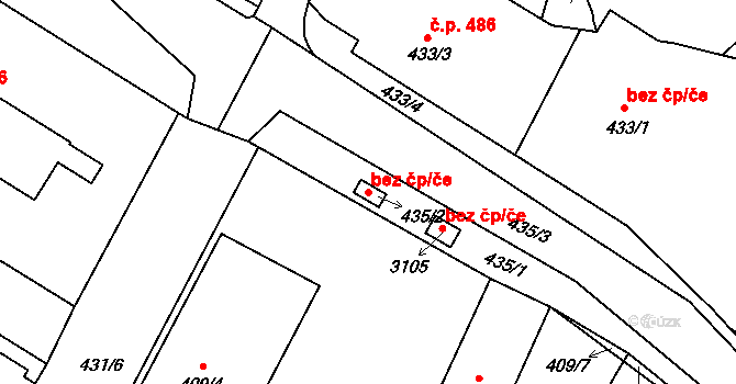 Protivín 46203940 na parcele st. 435/2 v KÚ Protivín, Katastrální mapa