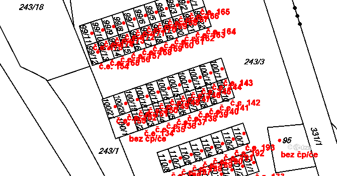 Šumná 148, Litvínov na parcele st. 100/16 v KÚ Šumná u Litvínova, Katastrální mapa