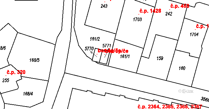 Dvůr Králové nad Labem 120939941 na parcele st. 5771 v KÚ Dvůr Králové nad Labem, Katastrální mapa