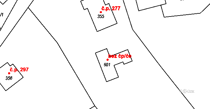 Milíkov 41669941 na parcele st. 601 v KÚ Milíkov u Jablunkova, Katastrální mapa
