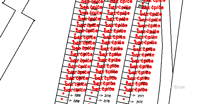 České Budějovice 46903941 na parcele st. 2183 v KÚ České Budějovice 7, Katastrální mapa